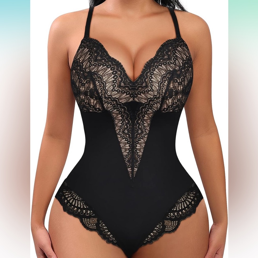 FeelinGirl Lace Bodysuit for Women